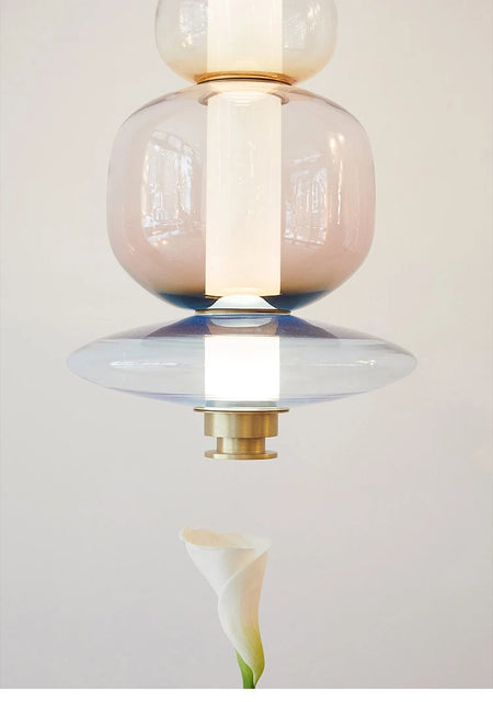 Pendant Light - Nordic Style Designer Stained Glass LED Chandelier SW-36210579 - SWEET-LIGHTS