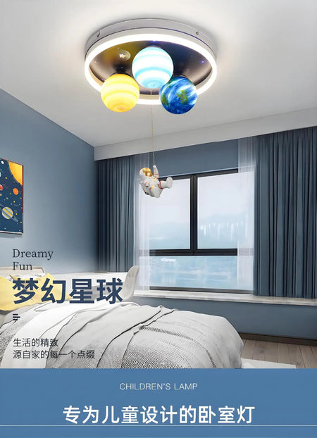 Children Lighting - Modern Astronaut LED Ceiling Light for Kids Room Decor SW-36210438 - SWEET-LIGHTS