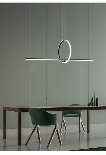 Pendant Light - Post Modern LED Strip Geometric Pattern for Home SW-36210468 - SWEET-LIGHTS