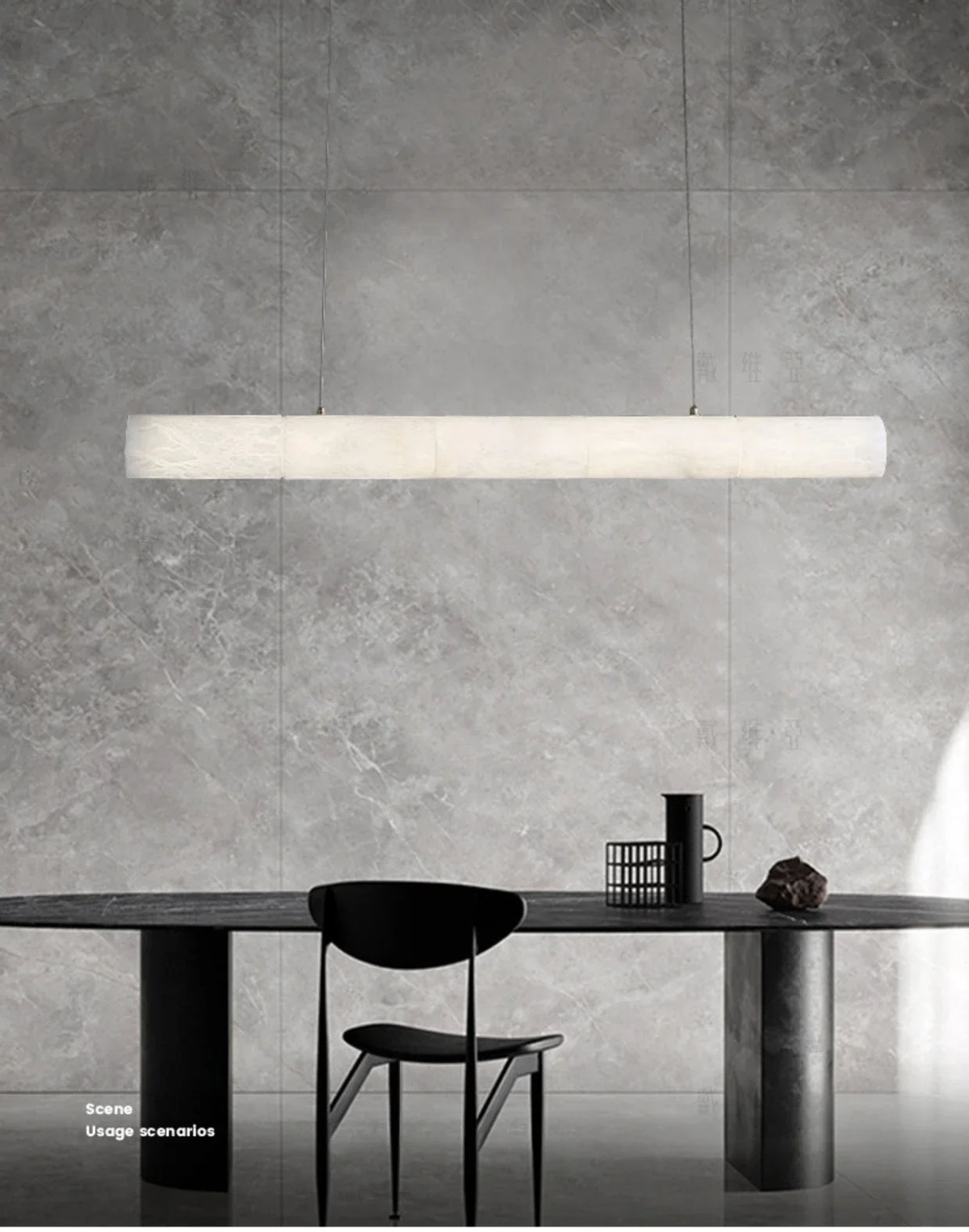 Pendant Light - Modern Simple All Copper Marble Chandelier Luxury Living Room Dining Room Lamp Alabaster Lighting Fixture SW-36210984 - SWEET-LIGHTS