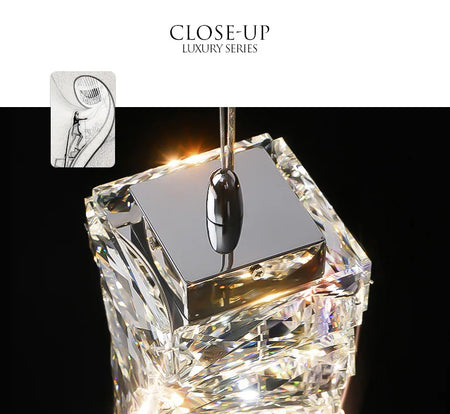Pendant Light - Modern Strip Led Ceiling Chandelier Luxury Crystal Design Art Lamp SW-36214567 - SWEET-LIGHTS