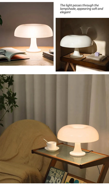 Table Lamp - Mushroom Touch Sensor Dimming LED Night Light Orange SW-36210345 - SWEET-LIGHTS