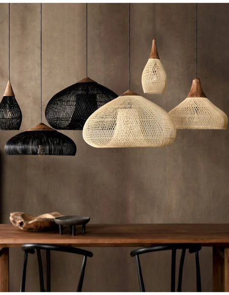 Pendant Light - Southeast Asian Rattan High Quality Ceiling Light Fixture SW-36210345 - SWEET-LIGHTS