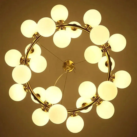 Pendant Light - Nordic LED Glass Ball Chandelier Gold Black Home Decor Lamp SW-36210234 - SWEET-LIGHTS