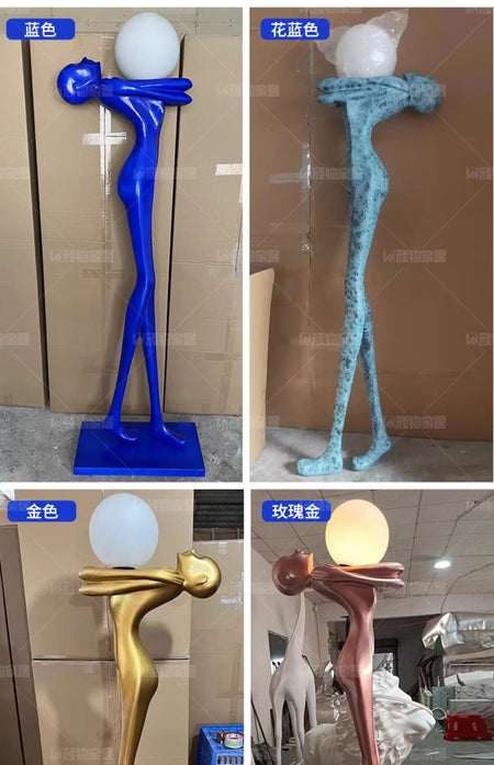 Floor Lamp - Creative Art Character-shaped Sculpture LED Lights SW-36214978 - SWEET-LIGHTS