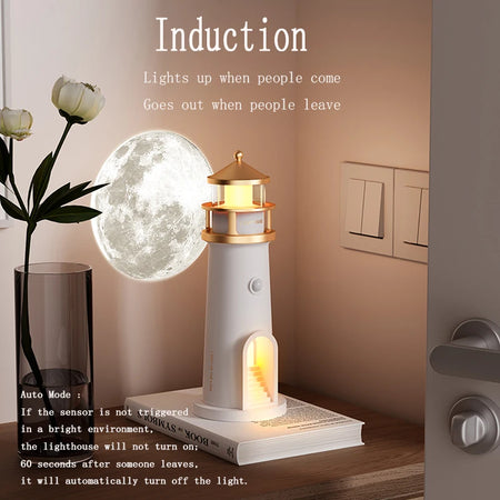 Children Lighting - Floating Moon Lamp Projection Night Light Remote Control Bluetooth Speaker Motion Sensor Room Decor Gift SW-36210458 - SWEET-LIGHTS