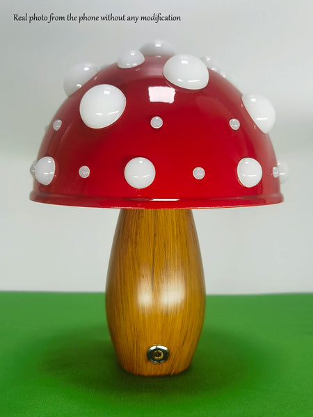 Table Lamp - Fly Amanita Mushroom Lamp with Dual Color LED G9 Bulb USB Rechargeable Desk Light SW-36210458 - SWEET-LIGHTS