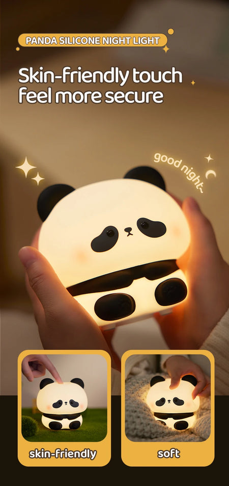 Children Lighting - Panda LED Night Light Touch USB Lamp SW-36210458 - SWEET-LIGHTS