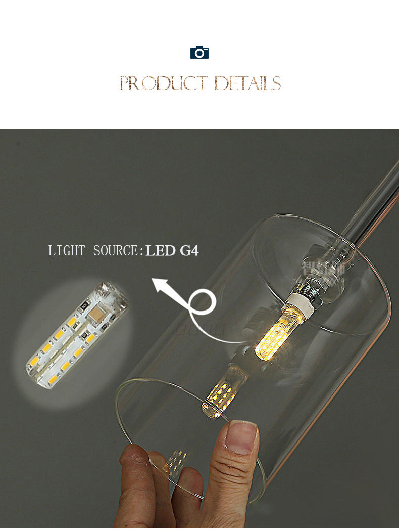 Pendant Light - Italian Minimalist Designer Bar Glass Cup LED Lamp SW-36210123 - SWEET-LIGHTS
