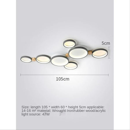 Ceiling Light - Scandinavian Style Indoor Chandelier LED Lamp SW-36210579 - SWEET-LIGHTS