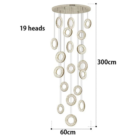 Chandelier - Modern Home Decoration Crystal Pendant Lamp SW-36210457 - SWEET-LIGHTS