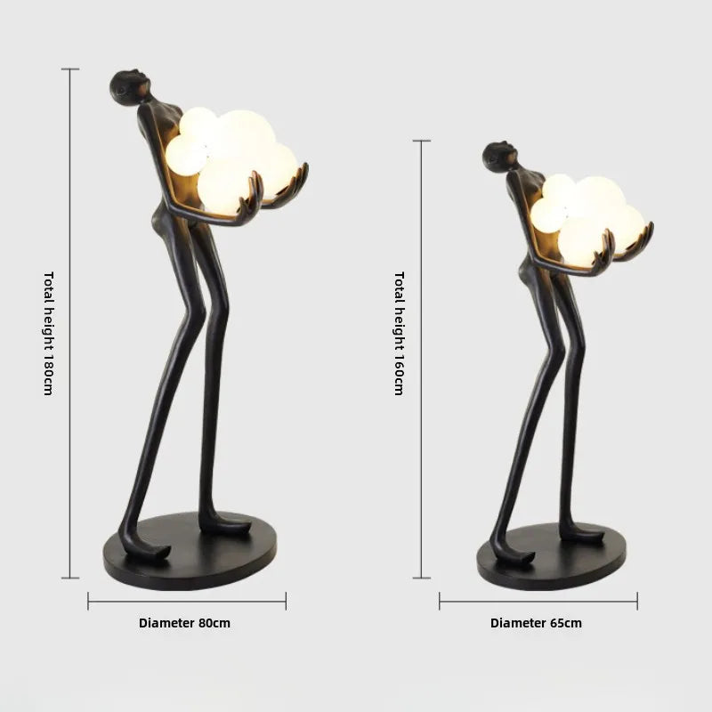 Floor Lamp - Nordic Humanoid Sculpture for Living Room SW-36210475 - SWEET-LIGHTS