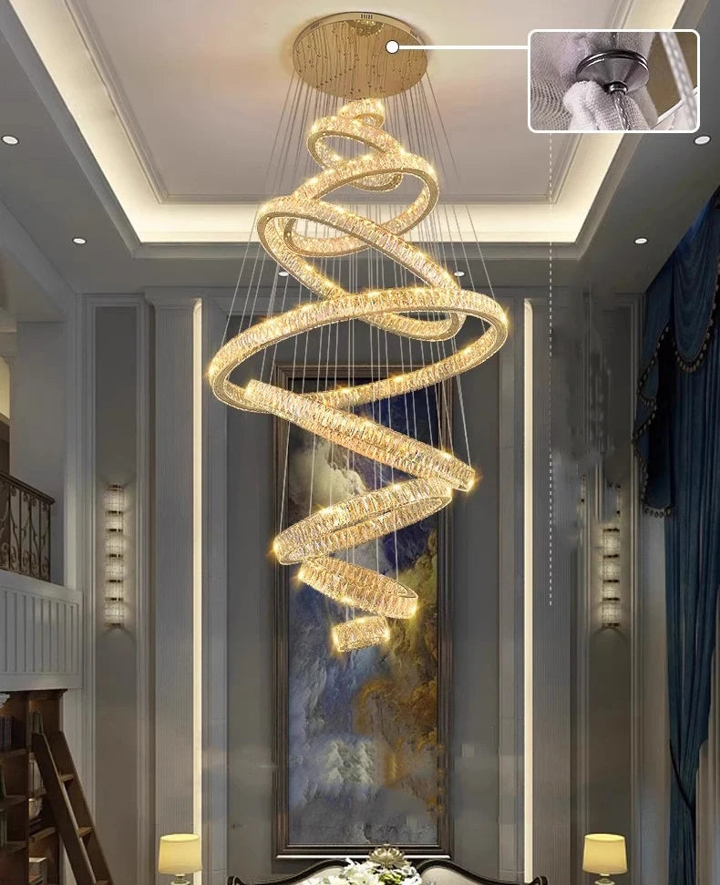 Chandelier - Modern Home Decoration Crystal Chandelier for Living Room and Stair Pendant Lighting SW-36210578 - SWEET-LIGHTS