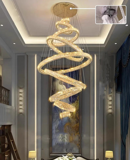 Chandelier - Modern Home Decoration Crystal Chandelier for Living Room and Stair Pendant Lighting SW-36210578 - SWEET-LIGHTS