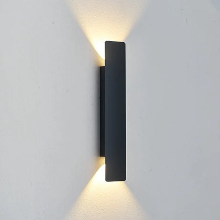 Outdoor Light - Waterproof Aluminum Wall Lamp 18W LED Black SW-36210578 - SWEET-LIGHTS