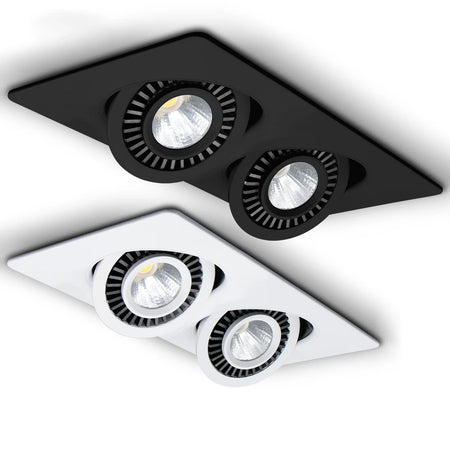 Spotlight - 360 Angle Rotatable LED COB Recessed Downlight 10W 14W 20W 24W Ceiling Spot Light AC 220V SW-36210345 - SWEET-LIGHTS