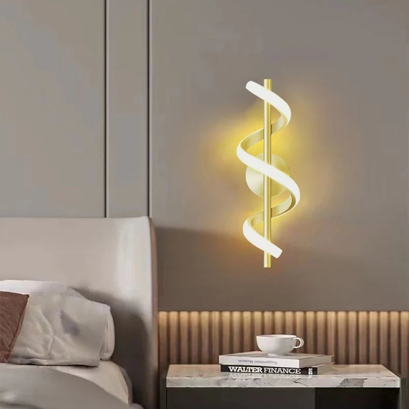 Wall Light - Minimalist LED Wall Lamp Black White Gold SW-36210345 - SWEET-LIGHTS