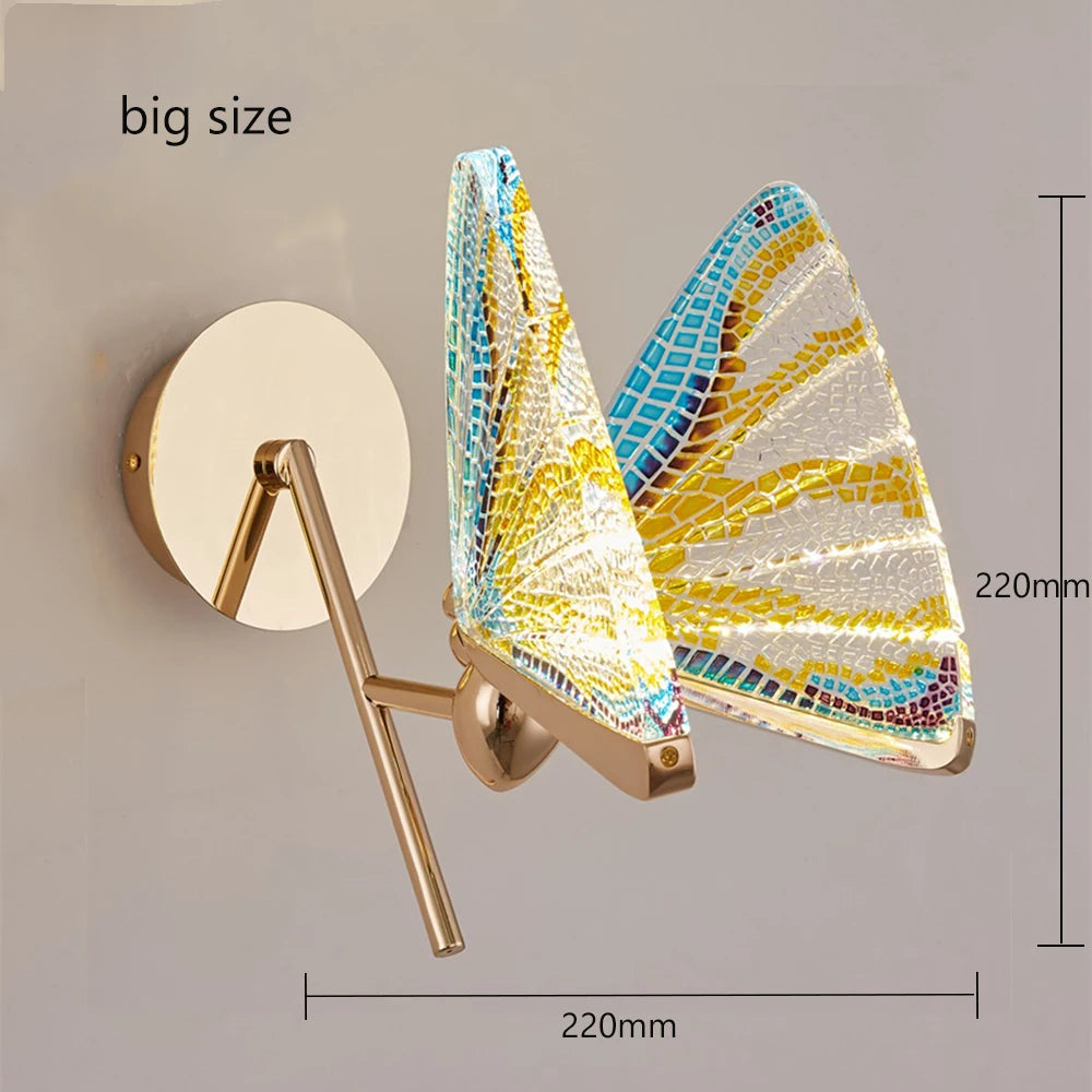 Wall Light - LED Wall Lamp Modern Creative Nordic Butterfly Bedroom Living Room Aisle Lighting SW-36210347 - SWEET-LIGHTS