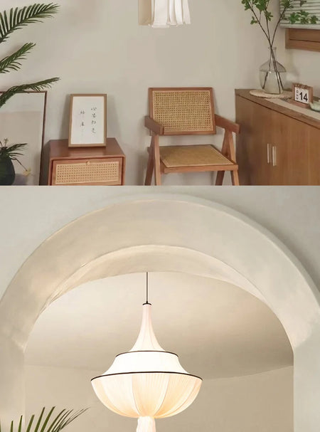 Pendant Light - Japanese Retro Wabi Sabi Cloth Chandelier Home Pendant Lights Room Decor SW-36210578 - SWEET-LIGHTS