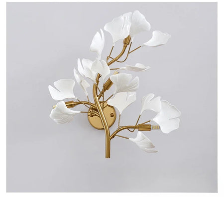 Wall Light - Creative Foyer Nordic Bedroom Ginkgo Leaf Lamp SW-36210234 - SWEET-LIGHTS