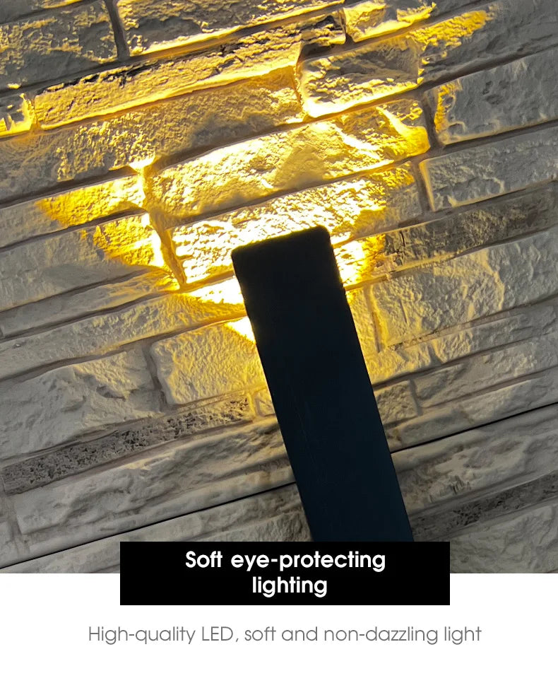 Outdoor Light - Waterproof Aluminum Wall Lamp 18W LED Black SW-36210578 - SWEET-LIGHTS