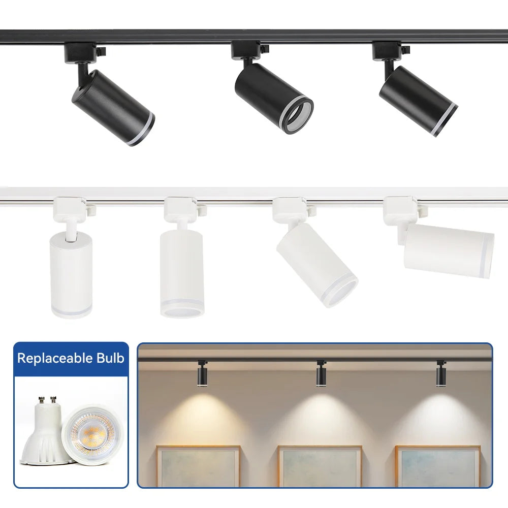 Spotlight - Led GU10 Track Light Rail Ceiling Spot Fixture SW-36210897 - SWEET-LIGHTS