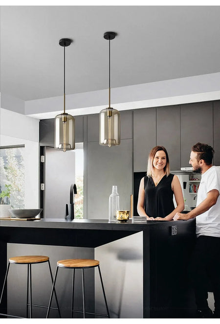 Pendant Light - Nordic LED Glass Chandelier Multi Head for Dining Room Living Room Bedroom Cafe SW-36210578 - SWEET-LIGHTS