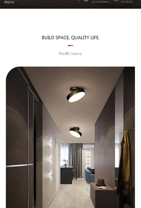 Ceiling Light - Modern LED Copper Decor Fixture for Home SW-36210579 - SWEET-LIGHTS