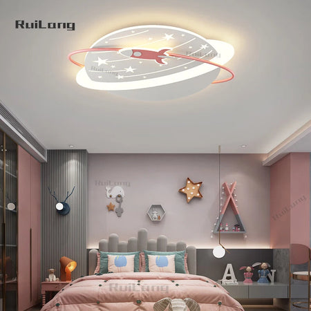 Children Lighting - Modern Astronaut Led Ceiling Lights Chandelier for Kids Room SW-36210435 - SWEET-LIGHTS