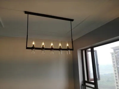 Pendant Light - Retro American Chrome Black Gold LED Chandelier Lighting Fixtures For Foyer SW-36210458 - SWEET-LIGHTS