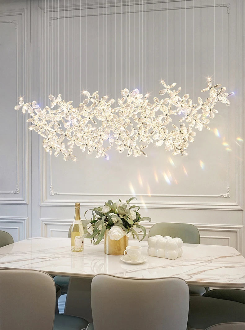 Pendant Light - Luxury Crystal Pendant Lamp for Dining Hall SW-36210345 - SWEET-LIGHTS