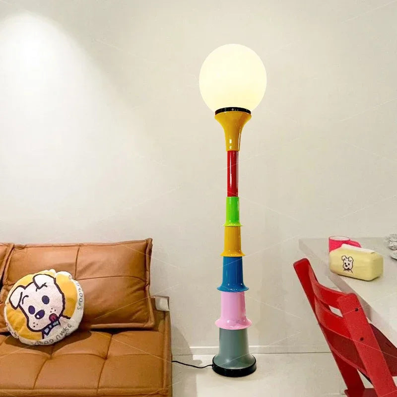 Floor Lamp - Nordic Colorful Retro Art Glass Light for Bedroom Indoor Decor SW-36210345 - SWEET-LIGHTS