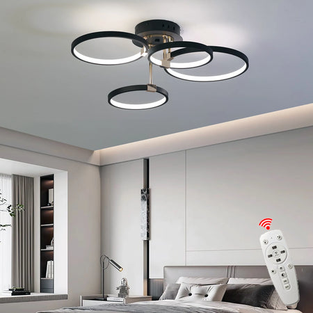 Ceiling Light - Modern Dimmable LED Chandelier with Remote SW-36210789 - SWEET-LIGHTS