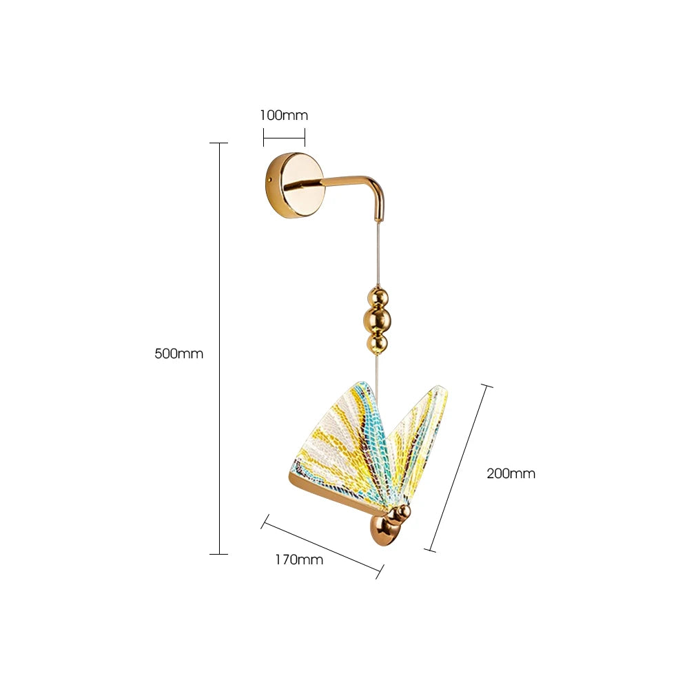 Wall Light - LED Wall Lamp Modern Creative Nordic Butterfly Bedroom Living Room Aisle Lighting SW-36210347 - SWEET-LIGHTS