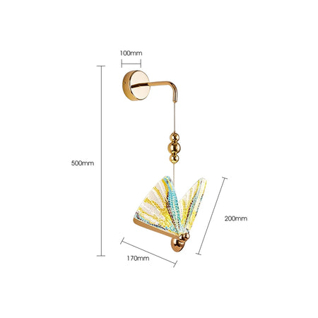 Wall Light - LED Wall Lamp Modern Creative Nordic Butterfly Bedroom Living Room Aisle Lighting SW-36210347 - SWEET-LIGHTS