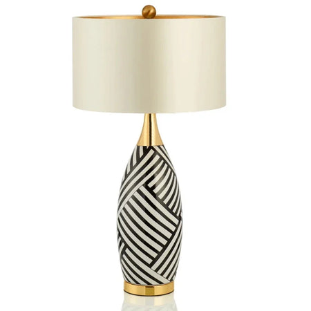 Table Lamp - LED Modern Creative Stripe Design American Desk Light for Home Living Room Bedroom Bedside Decor SW-36210345 - SWEET-LIGHTS