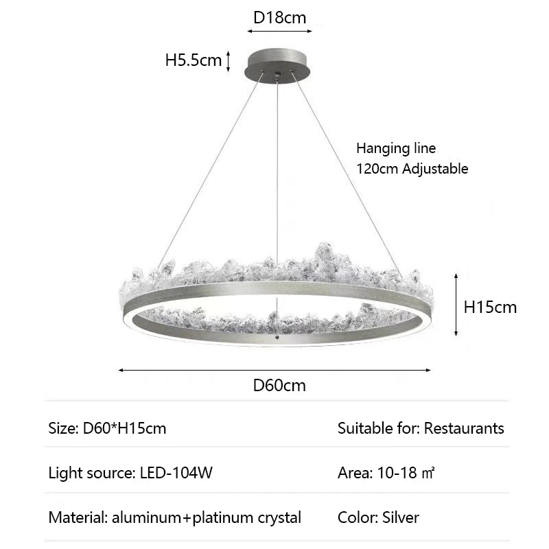 Pendant Light - Italian Minimalist Iceberg Chandeliers Modern Luxury Long Strip Hanging Lights for Bedroom Dining Room Kitchen Island Led Lamp SW-36210123 - SWEET-LIGHTS