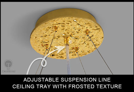 Chandelier - Modern Luxury Crystal Chandelier Gold For Kitchen Dining Living Room Bedroom SW-36210458 - SWEET-LIGHTS