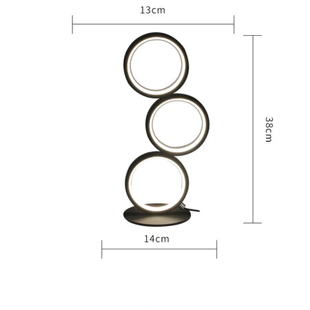 Table Lamp - Dimming Intelligent Touch Ring Night Light Modern Design SW-36210347 - SWEET-LIGHTS