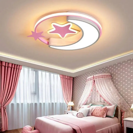 Children Lighting - Moon Star Led Ceiling Light Fixture For Kid Room Bedroom SW-36210234 - SWEET-LIGHTS