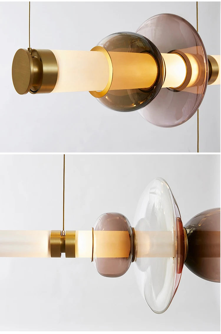 Pendant Light - Nordic Style Designer Stained Glass LED Chandelier SW-36210579 - SWEET-LIGHTS