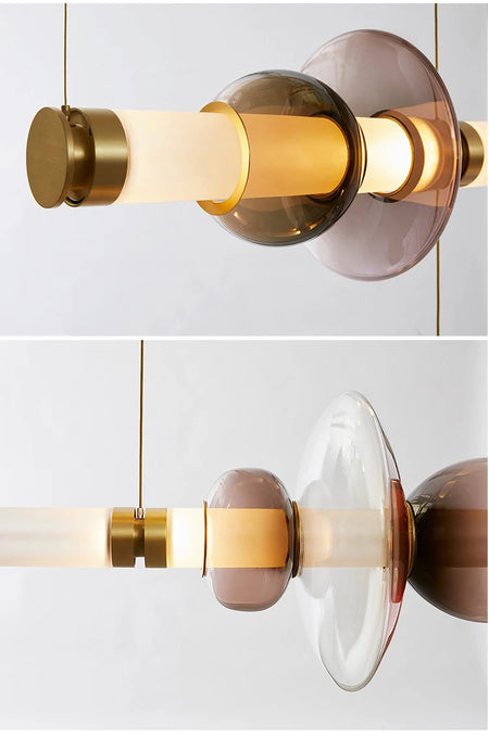 Pendant Light - Nordic Style Designer Stained Glass LED Chandelier SW-36210579 - SWEET-LIGHTS