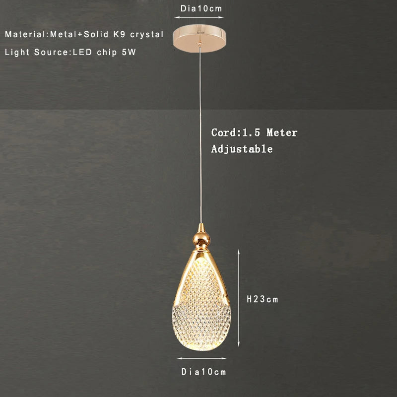 Pendant Light - Fumi Acrylic Adjustable Cord Mini LED Light SW-36210456 - SWEET-LIGHTS