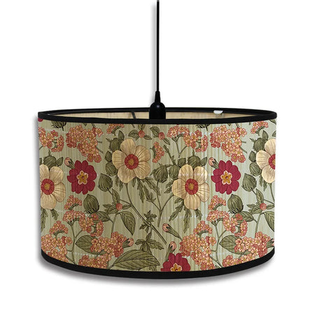 Lampshade - Nordic Style Green Plant Pattern Bamboo Art SW-36210457 - SWEET-LIGHTS