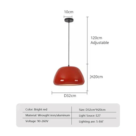 Pendant Light - Nordic LED Macaron Fixture Carbon Steel White Dark Green Orange for Restaurant Living Rooms SW-36210724 - SWEET-LIGHTS