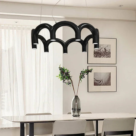 Pendant Light - Long Arch Chandelier LED Multi-color Macaron Lamp SW-36210346 - SWEET-LIGHTS