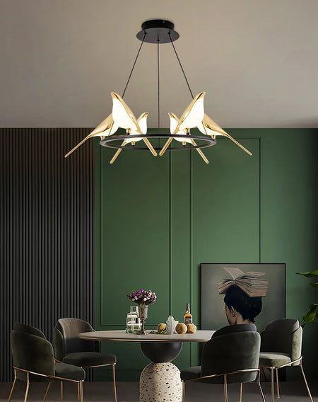 Pendant Light - BUNNY Nordic Postmodern Round LED Bird Light SW-36210789 - SWEET-LIGHTS