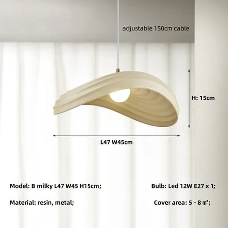 Pendant Light - Modern Minimalism E27 LED Resin Lamp Fixtures SW-36210678 - SWEET-LIGHTS