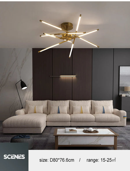 Pendant Light - Nordic Geometry Restaurant Chandelier LED Remote SW-36210789 - SWEET-LIGHTS