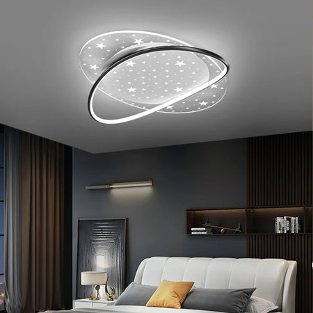 Ceiling Light - New Modern LED Black/Gold with Remote Control SW-36210678 - SWEET-LIGHTS